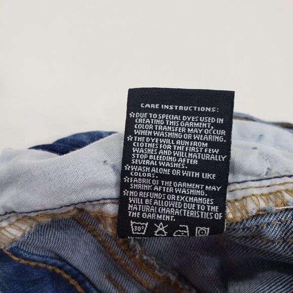 Wax Micro Jorts sz S Women Hean Shorts Min8 Destructed Frayed Raw Hem Y2K 90s - Picture 7 of 8